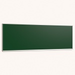 Langwandtafel, Stahlemaille grün, mit Kreideablage 